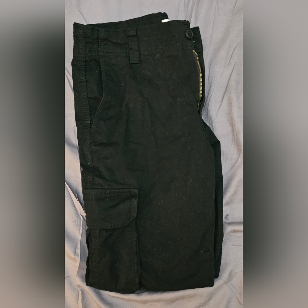 Men's Classic Black Cargo Pants